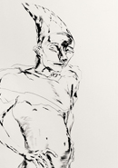 Wer ist Clown - 33x49,5cm - Kaltnadelradierung - 1994